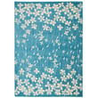 Product Image of Floral / Botanical Turquoise Area-Rugs