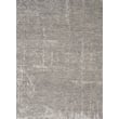 Hand-knotted Nourison Luna LUN-01 in grey and silver featuring intricate design, ideal for contemporary living spaces.
