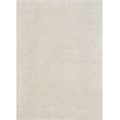 Hand-knotted Nourison Luna LUN-01 rug in ivory, silver, and blue, showcasing intricate patterns on a soft texture.
