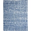 Product Image of Abstract Blue, Silver Area-Rugs