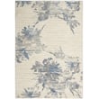 Product Image of Floral / Botanical Calvin Klein Home &middot; Enchanting &middot; ECH-01 &middot; Ivory, Grey, Blue Area-Rugs