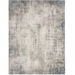 Calvin Klein Home Infinity IFN-01 Blue rug in elegant blue tones with abstract design, ideal for modern living room decor.