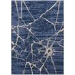 Calvin Klein Home River Flow RFV-05 Blue rug, featuring a serene blue pattern, enhances home decor with its elegant wool design and quality construction.
