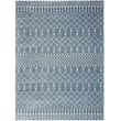Nourison Astra Washables ASW-10 Blue rug, featuring a blend of soothing blue tones and intricate patterns, ideal for modern interiors.