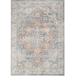 Nourison Astra Washables ASW-12 Denim rug, featuring a blend of blue hues in a modern setting, ideal for adding elegance to any room.