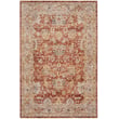 Nourison Petra PTR-02 Rust rug in a warm, earthy tone with intricate patterns; perfect for cozy living spaces and stylish interiors.