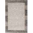 Nourison Desire DSR-02 Grey, Black rug in a modern setting, showcasing a sleek grey and black pattern, ideal for contemporary decor.