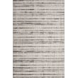 Nourison Textureweave Domino flat-woven rug in a modern setting, featuring a blend of black and white tones with a subtle texture.