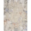 Nourison Modern Abstract MAB-01 rug in beige and grey with a contemporary design, ideal for modern living spaces.