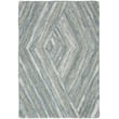 Nourison Graceful GRU-03 Blue rug, featuring a hand-tufted design in soothing blue tones, creates a serene ambiance in living spaces.