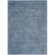 Michael Amini by Nourison MA30 Star SMR-01 Blue rug, hand-tufted, features a modern star pattern in blue hues on a living room floor setting.