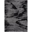 Michael Amini by Nourison MA30 Star SMR-02 Black, Ivory rug, hand-tufted, featuring a star pattern, perfect for contemporary living spaces.