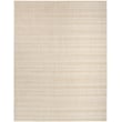 DKNY Pure Multi Weave MTW-01 Camel rug in neutral tones displayed on a wooden floor, highlighting its hand-loomed craftsmanship.