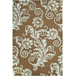 Product Image of Floral / Botanical Light Brown, Blue (C) Area-Rugs
