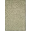 Product Image of Contemporary / Modern Soft Light Blue, Ivory (B) Area-Rugs
