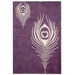 Product Image of Contemporary / Modern Purple, Ivory (A) Area-Rugs