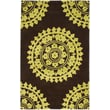 Product Image of Contemporary / Modern Brown, Green (B) Area-Rugs