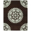 Product Image of Contemporary / Modern Brown, Teal (C) Area-Rugs