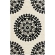 Product Image of Contemporary / Modern Ivory, Black (G) Area-Rugs