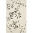 Product Image of Floral / Botanical Safavieh &middot; Soho I &middot; SOH-305 &middot; Ivory, Grey (C) Area-Rugs