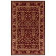 Safavieh Antiquity AT-51 rug in wine and gold hues with an intricate design, featuring hand-tufted craftsmanship for a classic look.