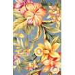 Product Image of Floral / Botanical Blue, Yellow (C) Area-Rugs