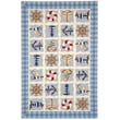 Product Image of Beach / Nautical Ivory, Blue (A) Area-Rugs