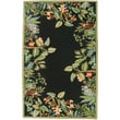 Product Image of Floral / Botanical Safavieh &middot; Chelsea II &middot; HK-295 &middot; Black, Green (B) Area-Rugs