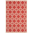 Product Image of Contemporary / Modern Red, Beige (248) Area-Rugs