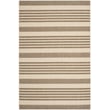 Product Image of Striped Brown, Bone (242) Area-Rugs