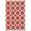 Product Image of Contemporary / Modern Red, Bone (248) Area-Rugs