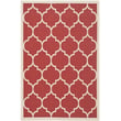Product Image of Contemporary / Modern Red, Bone (248) Area-Rugs
