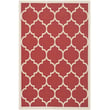 Product Image of Contemporary / Modern Safavieh &middot; Courtyard II &middot; CY-6914 &middot; Red, Bone (248) Area-Rugs