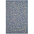Product Image of Floral / Botanical Blue, Natural (3103) Area-Rugs