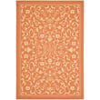 Product Image of Contemporary / Modern Safavieh &middot; Courtyard II &middot; CY-2098 &middot; Terracotta, Natural (3202) Area-Rugs