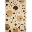 Product Image of Contemporary / Modern Ivory, Red (1291) Area-Rugs
