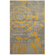 Product Image of Contemporary / Modern Light Grey, Yellow (C) Area-Rugs