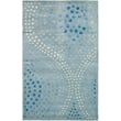 Product Image of Contemporary / Modern Light Blue, Grey (B) Area-Rugs