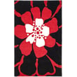 Product Image of Contemporary / Modern Black, Red, (C) Area-Rugs