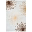 Product Image of Contemporary / Modern Light Blue, Ivory (C) Area-Rugs