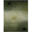 Product Image of Contemporary / Modern Green, Ivory (G) Area-Rugs
