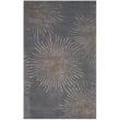 Product Image of Contemporary / Modern Dark Grey, Silver (E) Area-Rugs
