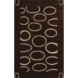 Product Image of Contemporary / Modern Brown, Ivory (C) Area-Rugs
