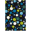 Product Image of Contemporary / Modern Black, Blue (B) Area-Rugs