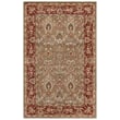 Safavieh Persian Legend II PL-819 rug in light green and rust, hand-tufted design, showcasing intricate patterns on a textured surface.