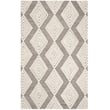 Product Image of Contemporary / Modern Dark Grey, Ivory (F) Area-Rugs
