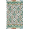 Product Image of Contemporary / Modern Ivory, Teal (B) Area-Rugs