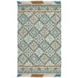 Product Image of Contemporary / Modern Safavieh &middot; Blossom &middot; BLM-421 &middot; Ivory, Teal (B) Area-Rugs