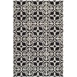 Product Image of Contemporary / Modern Black, Ivory (E) Area-Rugs