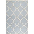 Product Image of Contemporary / Modern Light Blue, Ivory (A) Area-Rugs